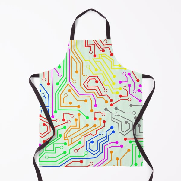 Item preview, Colorful PCB circuit trace lines designed and sold by EngineersArt.
