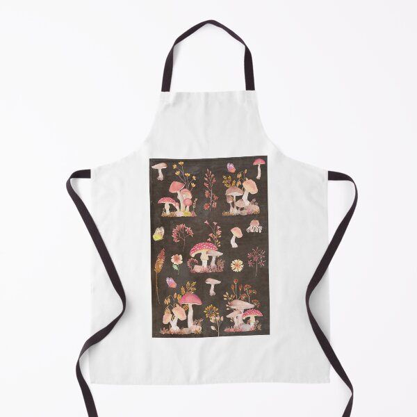 Item preview, Mushrooms and wild flowers t-shirt design designed and sold by Lolly's Lane Shoppe.