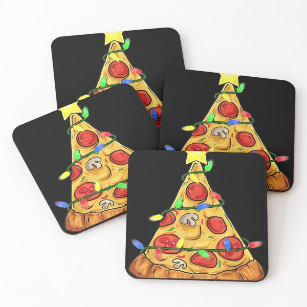 Item preview, Pizza Christmas Tree Lights Funny Boys Kids Xmas designed and sold by JenniferEllis01.