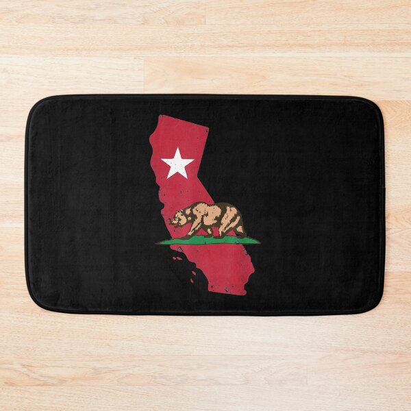 Item preview, California Republic Usa State Bear Flag Silhouette designed and sold by lindaxse.