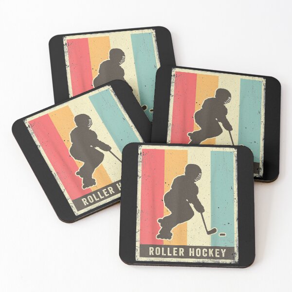 Item preview, Vintage Roller Hockey Sport Retro Poster designed and sold by jennifera11.