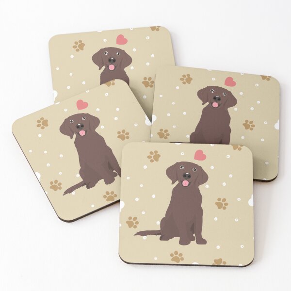 Item preview, AMOR Chocolate Goldador Mezcla de Labrador Dorado designed and sold by Lulupainting.