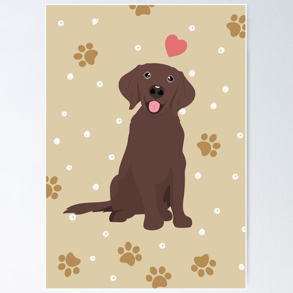 LOVE Chocolate Goldador Golden Labrador Mix