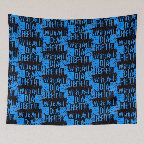 Item preview, Mental Health - Depression Confusion Cloudy Outlook Slogan - What Da Hell - Blue designed and sold by WearWolfDesigns.