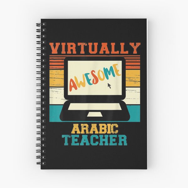 Item preview, Virtually Awesome Arabic Teacher Gift Retro designed and sold by jennifera11.