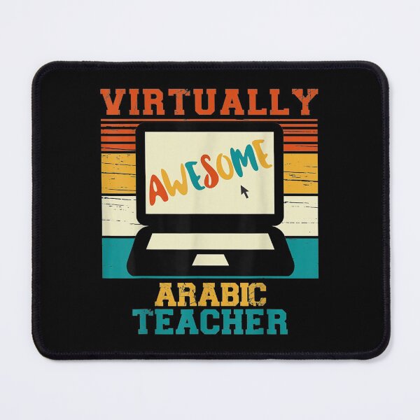 Item preview, Virtually Awesome Arabic Teacher Gift Retro designed and sold by jennifera11.