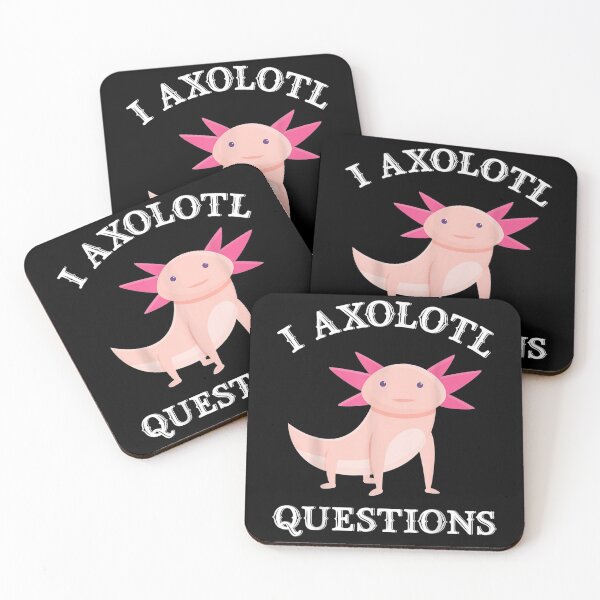 Item preview, I Axolotl Questions Fish Axolotl Lizard Pun designed and sold by lindaxse.