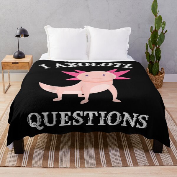 Item preview, I Axolotl Questions Fish Axolotl Lizard Pun designed and sold by lindaxse.