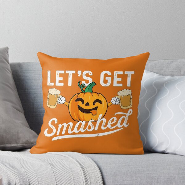 Item preview, Lets Get Smashed Halloween Pumpkin Beer Drinking Lover Funny Quote designed and sold by alenaz.