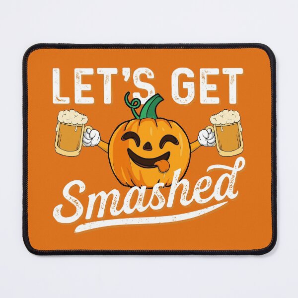 Item preview, Lets Get Smashed Halloween Pumpkin Beer Drinking Lover Funny Quote designed and sold by alenaz.