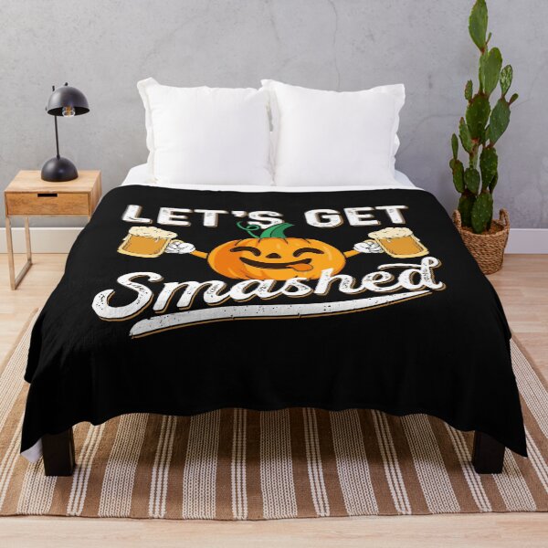 Item preview, Lets Get Smashed Halloween Pumpkin Beer Drinking Lover Funny Quote designed and sold by alenaz.