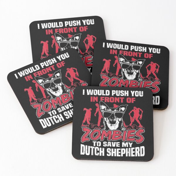 Item preview, Save My Dutch Shepherd Dog From Zombies Halloween 2021 designed and sold by lindaxse.