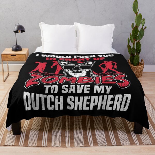 Item preview, Save My Dutch Shepherd Dog From Zombies Halloween 2021 designed and sold by lindaxse.