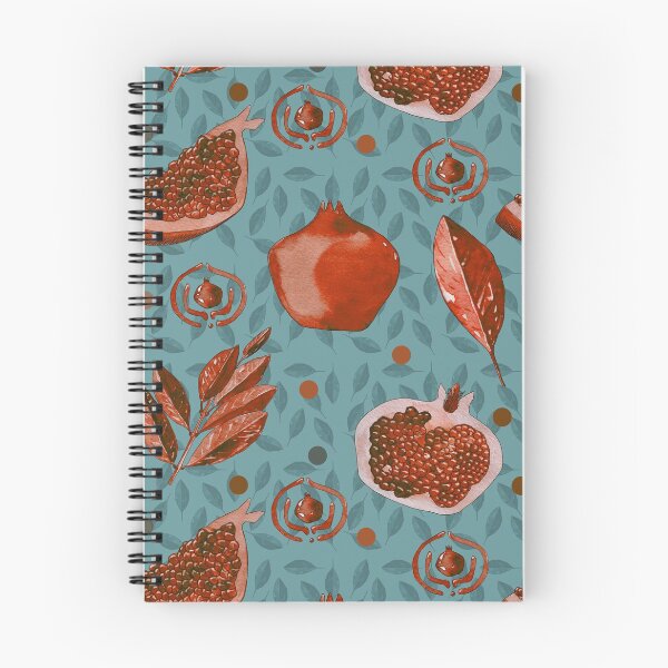 Item preview, Watercolour pomegranates designed and sold by Alexandra Hrincu.