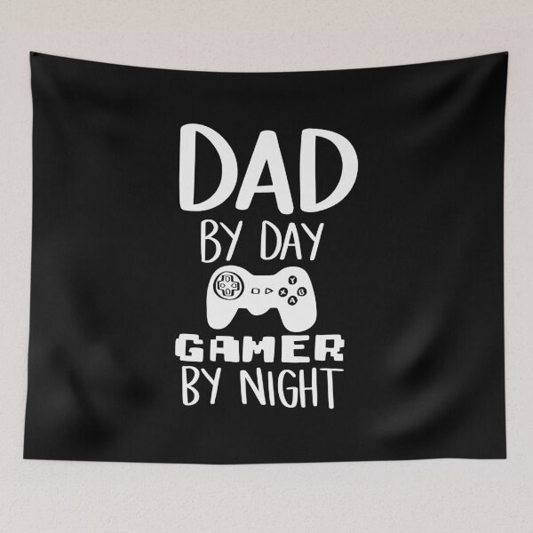 Item preview, Dad By Day, Gamer By Night 2 designed and sold by AshleysBazaar.
