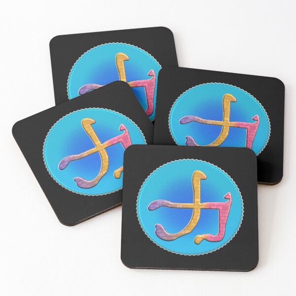 Item preview, CHINESE SYMBOL FOR STRENGHT  - CALLIGRAPHY WITH SNAKE HEADS designed and sold by Ralek.