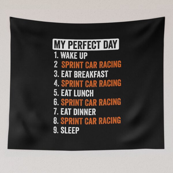 Item preview, Perfect Day Sprint Car Racing Gifts For Boys Kids designed and sold by lindaxse.