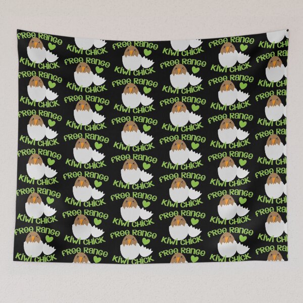 Item preview, Free range KIWI chick! New Zealand cute funny designed and sold by jazzydevil.