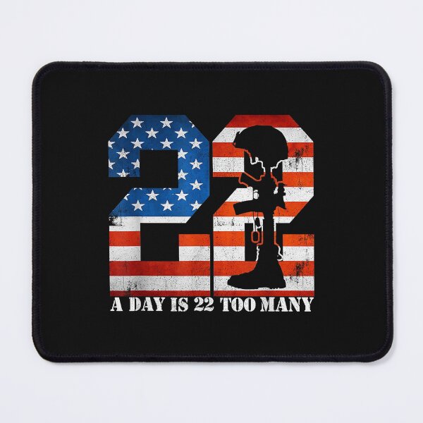 Item preview, 22 A Day Is 22 Too Many Veteran Lives Matter Help Veterans designed and sold by Marmion434423.