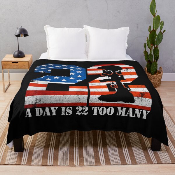 Item preview, 22 A Day Is 22 Too Many Veteran Lives Matter Help Veterans designed and sold by Marmion434423.