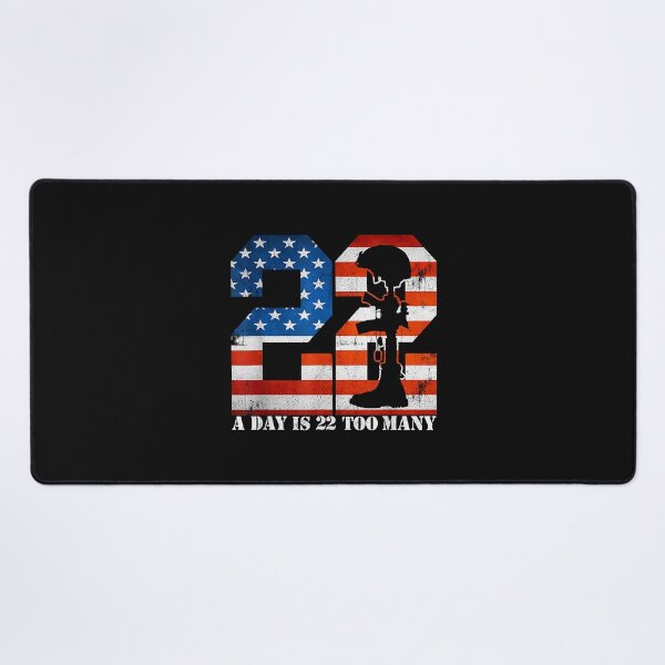 Item preview, 22 A Day Is 22 Too Many Veteran Lives Matter Help Veterans designed and sold by Marmion434423.