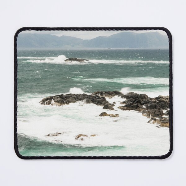 Stormy Sea in Norway Mouse Pad