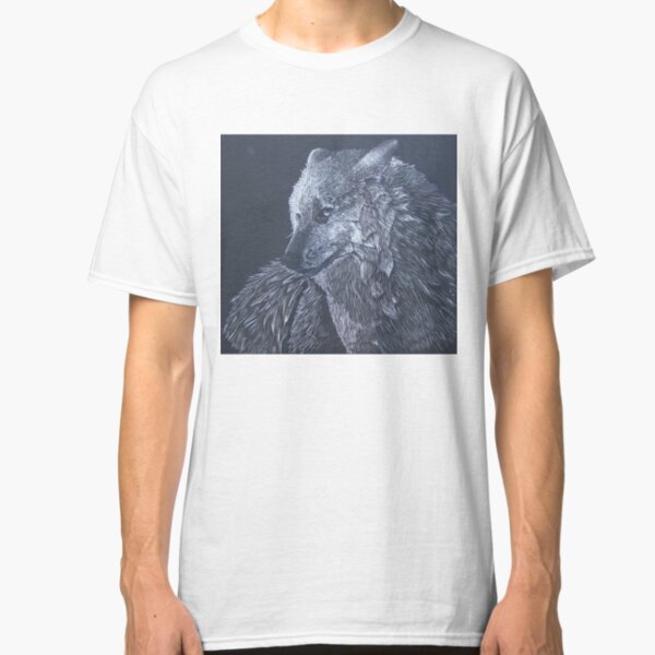 Subtracted Wolf Classic T-Shirt