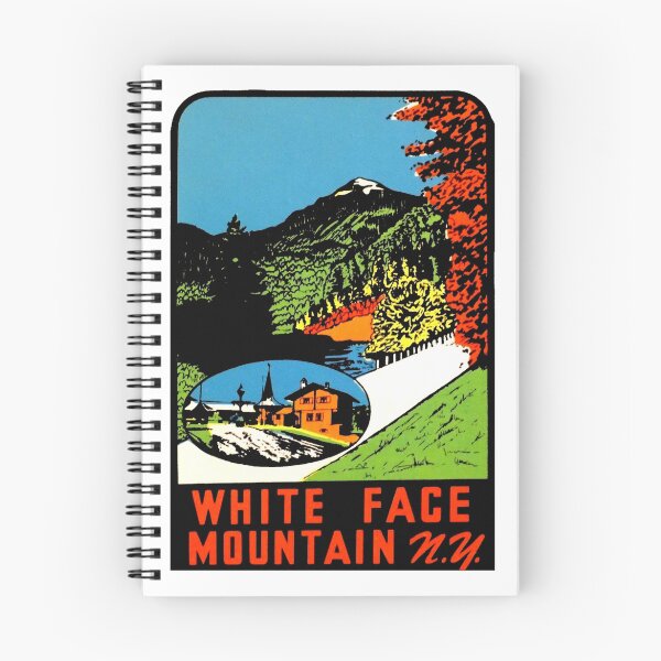 Item preview, Whiteface Mountain Vintage Travel Decal designed and sold by hilda74.