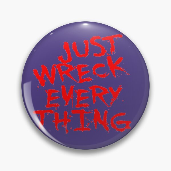 Item preview, Just Wreck Everything Bright Red Grunge Graffiti designed and sold by taiche.
