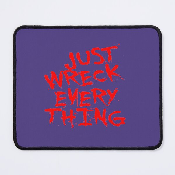 Item preview, Just Wreck Everything Bright Red Grunge Graffiti designed and sold by taiche.