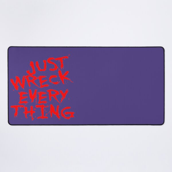 Item preview, Just Wreck Everything Bright Red Grunge Graffiti designed and sold by taiche.