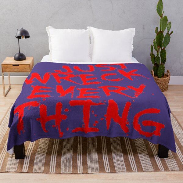 Item preview, Just Wreck Everything Bright Red Grunge Graffiti designed and sold by taiche.