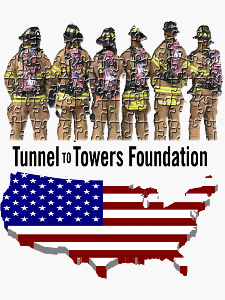 "Tunnel to towers Essential" Sticker for Sale by JenniferActons Redbubble