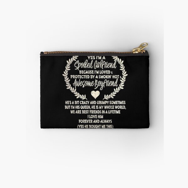 Item preview, Lucky Wife Yes I'm A Spoiled Loved Protected Girlfriend designed and sold by jennifera11.