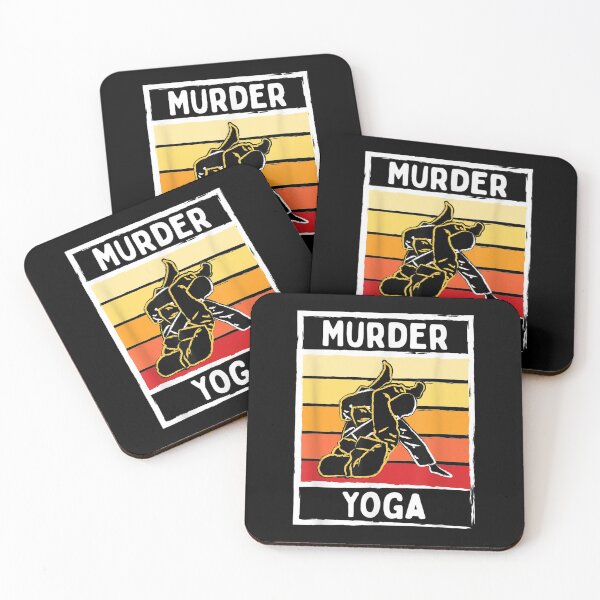 Item preview, Murder Yoga Martial Arts Jiu Jitsu Karate Fighter Bjj Judo designed and sold by lindaxse.