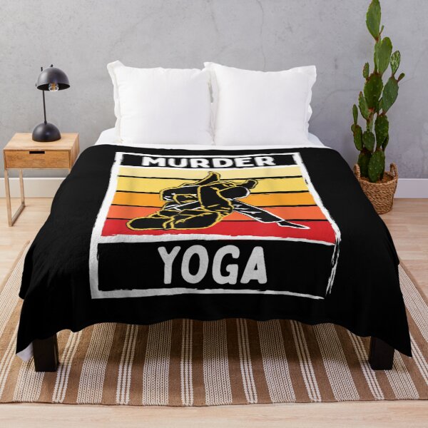 Item preview, Murder Yoga Martial Arts Jiu Jitsu Karate Fighter Bjj Judo designed and sold by lindaxse.