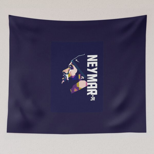 Item preview, Neymar Jr Art Print Navy designed and sold by stillballin.