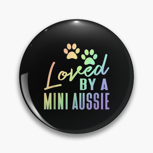 Item preview, Loved A Mini Aussie Rainbow Print Australian Shepherd Dog designed and sold by jennifera11.