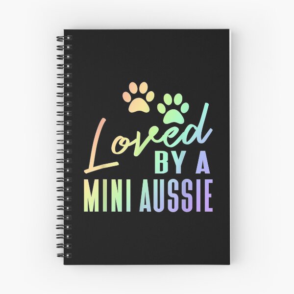 Item preview, Loved A Mini Aussie Rainbow Print Australian Shepherd Dog designed and sold by jennifera11.