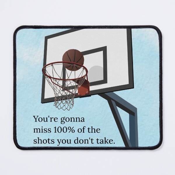 Item preview, Basketball Hoop Throw Hit Sport Motivation Quote designed and sold by CreatDifference.