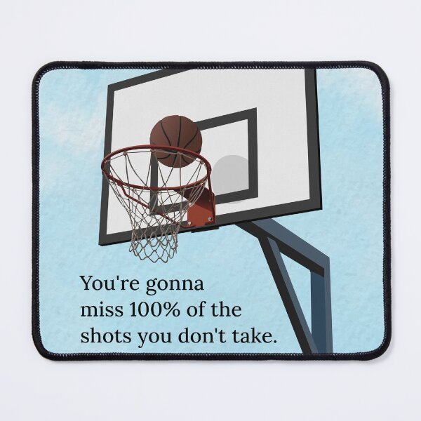 Item preview, Basketball Hoop Sport Throw Hit Motivation Quote designed and sold by CreatDifference.