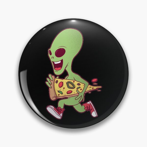 Item preview, Alien vs Pizza - Pizza Run designed and sold by PosterpartyCo.
