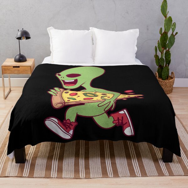 Item preview, Alien vs Pizza - Pizza Run designed and sold by PosterpartyCo.