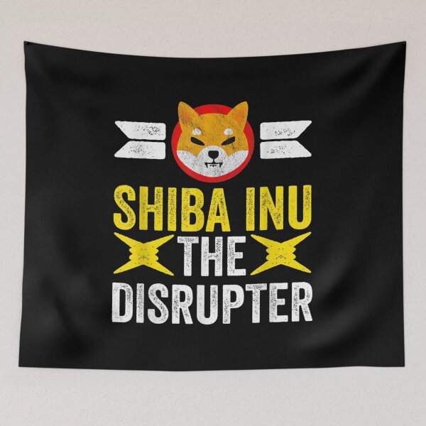 Item preview, Shiba Inu The Disrupter Blockchain Hodl Cryptocurrency Humor designed and sold by cysandy.
