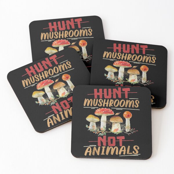 Item preview, Hunt Mushrooms Not Animals Mycology Fungi Foraging Hunting designed and sold by lindaxse.