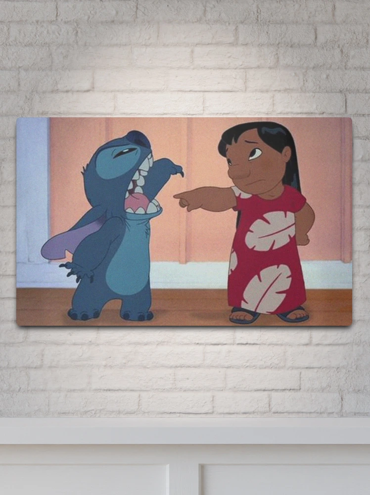 Impression métallique for Sale avec l'œuvre « C'est mon cadeau  d'anniversaire Stitch Lilo Funny » de l'artiste trangnguyenvn88