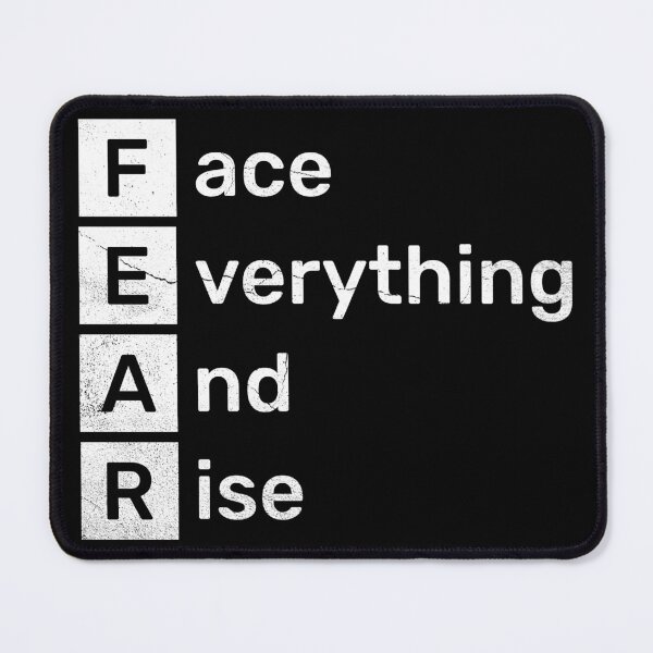 Item preview, Motivation Quote Overcome Your Fears Success Mindset designed and sold by CreatDifference.