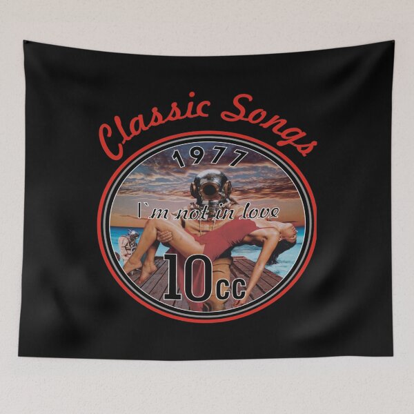 Item preview, Classic songs 10cc Black  designed and sold by ThereseKutch.