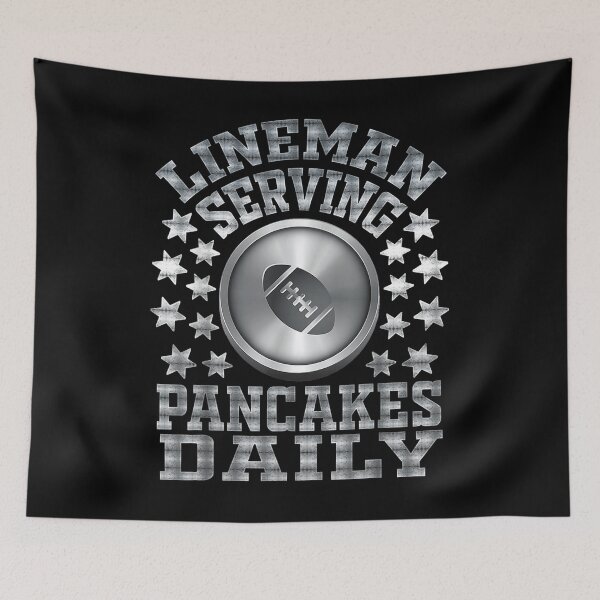 Item preview, Lineman Serving Pancakes Daily designed and sold by cysandy.