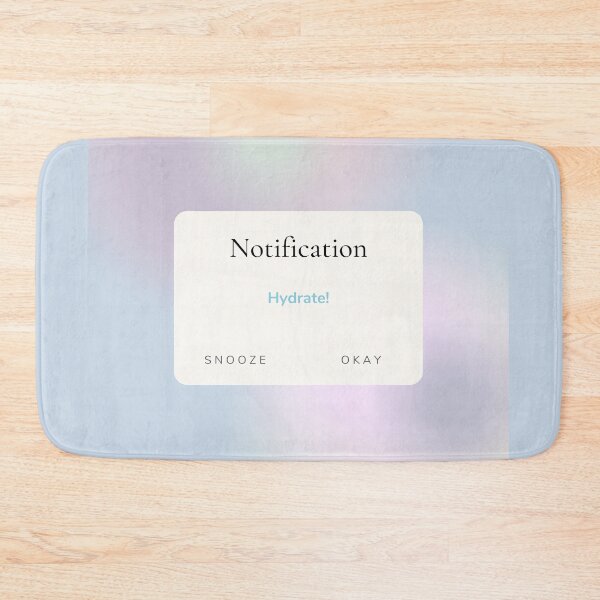 Item preview, Hydrate Notification designed and sold by SimpleLee.